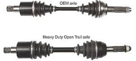 Open Trail Axles