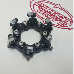 Banshee Lockout Anodized Black with bolts