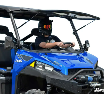 Polaris Ranger XP 900 Scratch Resistant Flip Windshield