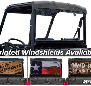 Polaris Ranger Midsize Rear Windshield (2015+)