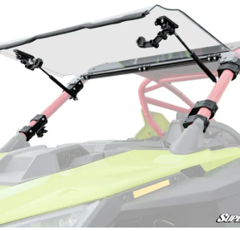 Polaris RZR Pro R Scratch-Resistant Flip Windshield